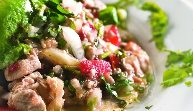 Cevichito de pescado, la especialidad