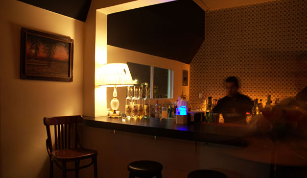 El bartender en acci�n 