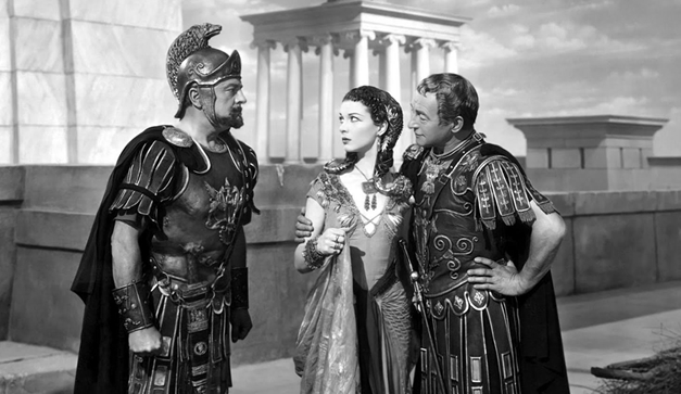 Vivien como Cleopatra.