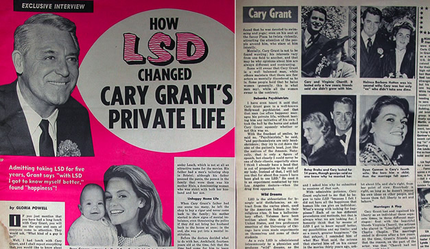 Cary Grant, defensor del LSD.