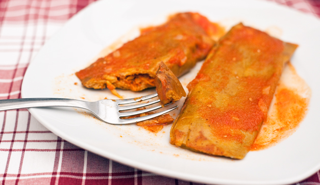Tamal, pru�balo en el paquete mayita