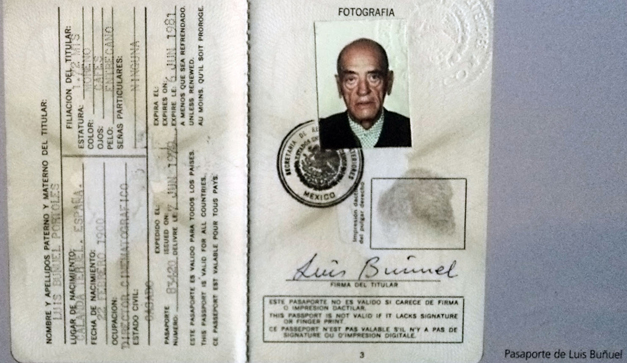 Pasaporte Bu�uel