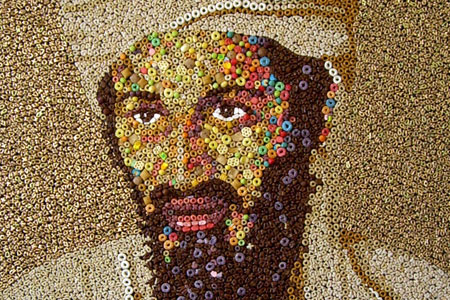Osama bin Laden cereal art